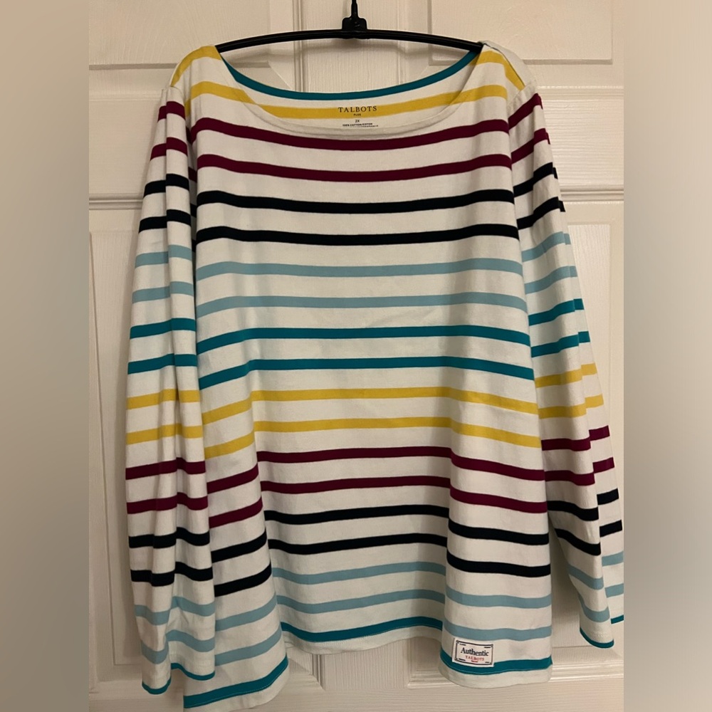 Talbots authentic long sleeve tee